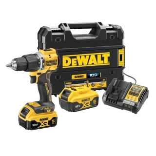 Bezuhlíková aku příklepová vrtačka DeWalt DCD100Y P2T